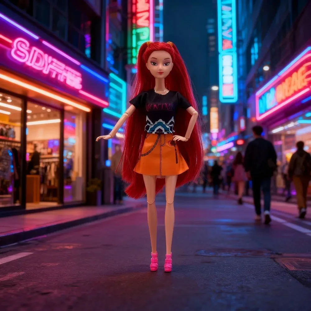 

K-POP Action Figure Vinyl Doll Zoey 2025 Kpop Demon Hunters Party Toy For Kids Halloween Gift