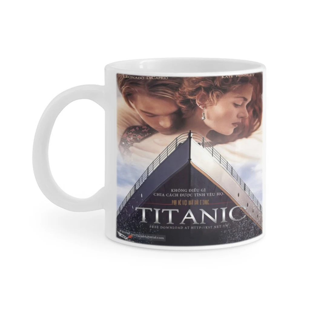 Titanic Leonardo DiCaprio Ceramics Coffee Mug Cute Gamer Birthday Gift Back To School Mug