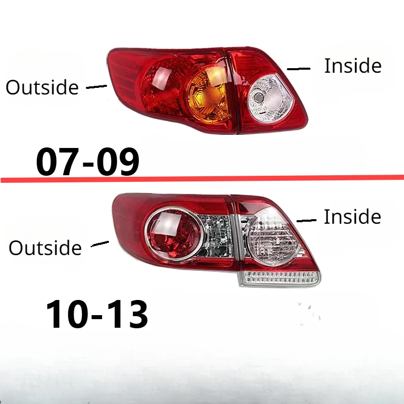 Tail Lights For Toyota Corolla  2010 2011 2012 2013 Rear Tail Lights Corolla Left Right 81561-02570-BBL