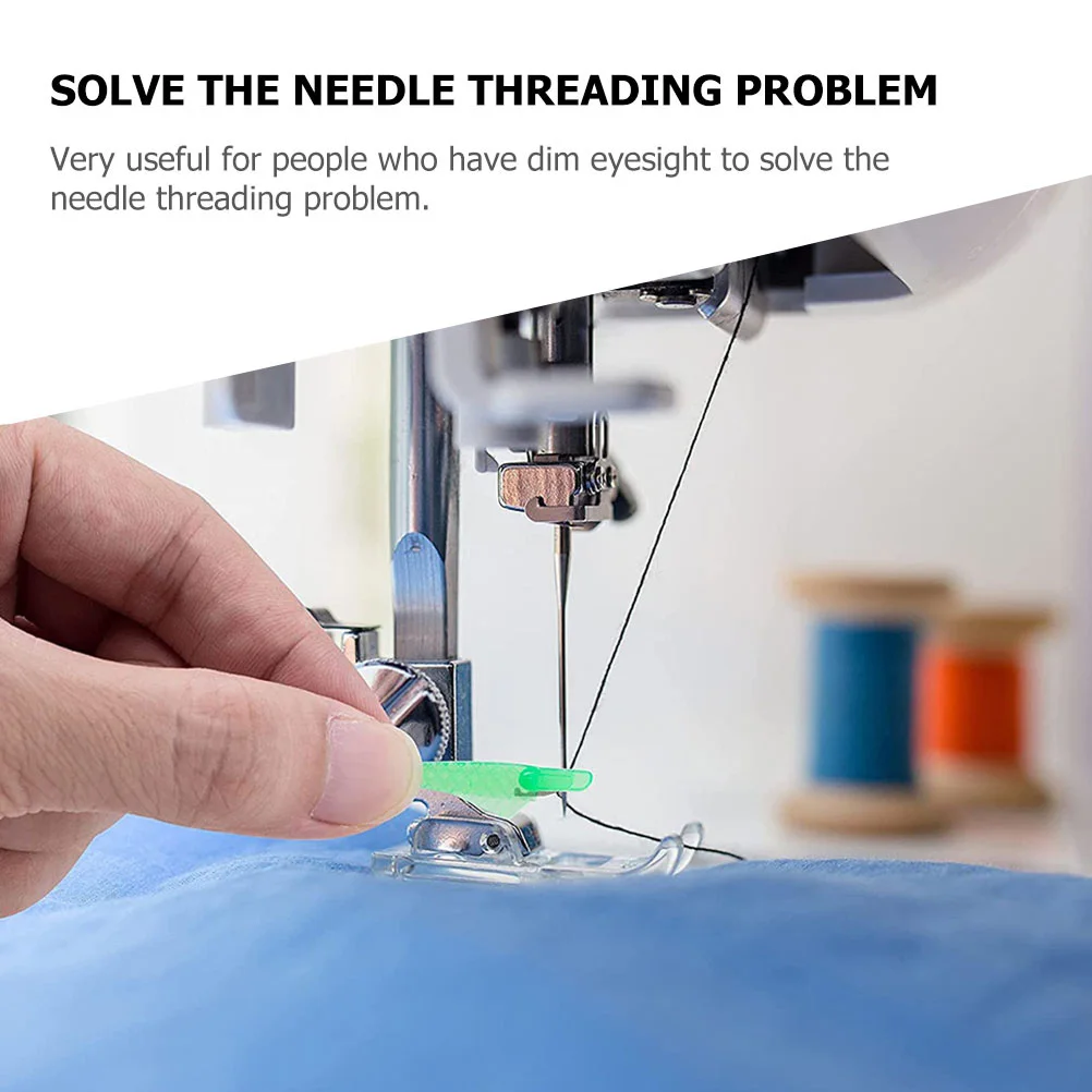 

60 Pcs Needle Threader Threaders for Sewing Machine Tool Easy Threading Needles Accessories Supplies