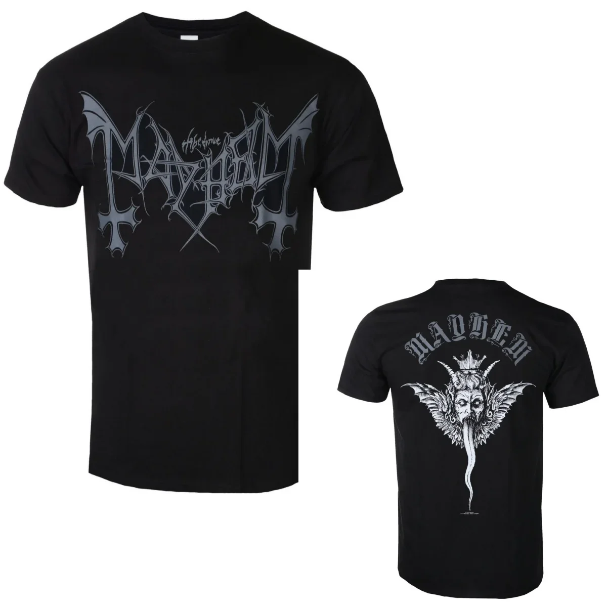 2026 Mayhem Graphic Cotton Band T-shirt Unisex Summer Short Sleeve Fashion Brand Tee Luxury Casual Vintage Tees