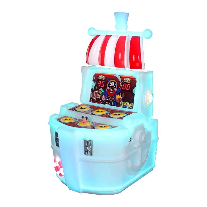 Kids Coin Operated Arcade Hitting Mouse Hammer Hamster Game Machine Hit Hammer Game Machine