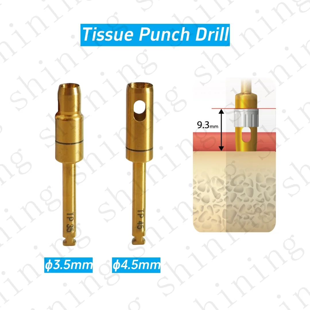 

Tissue Punch Drill FitWith Implant Guided Digital Full Kit 4.5 3.5 DGS Drills Sleeves