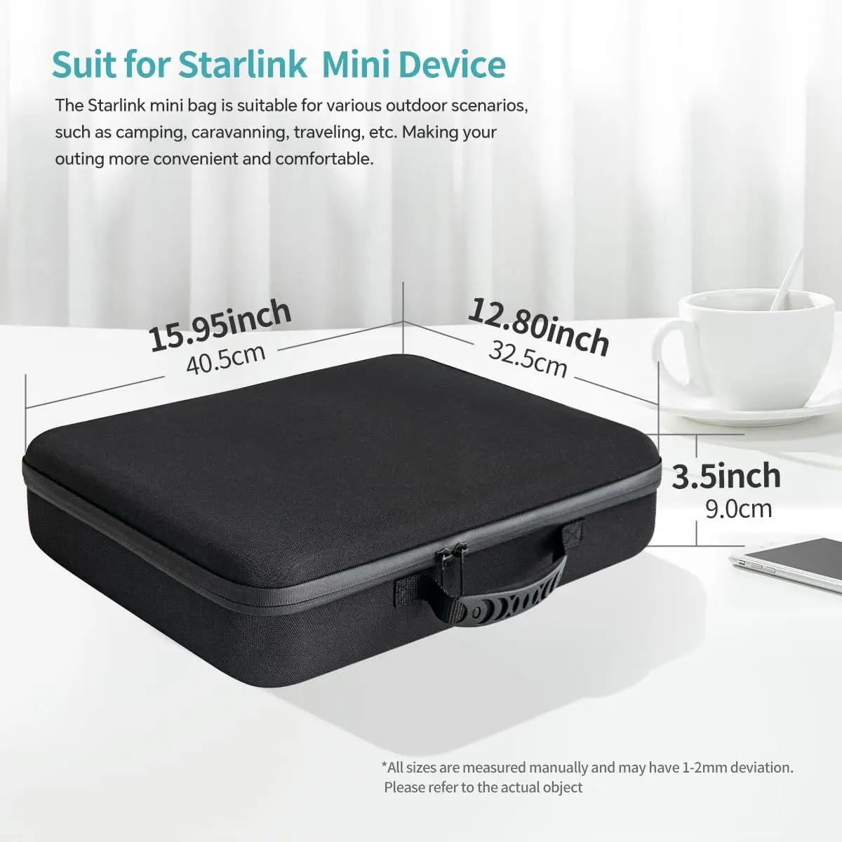 Hard Carrying Case For Star-Link  Kit Travel Case Suitcase Waterproof Protect Case Power Cord Storage Handbag