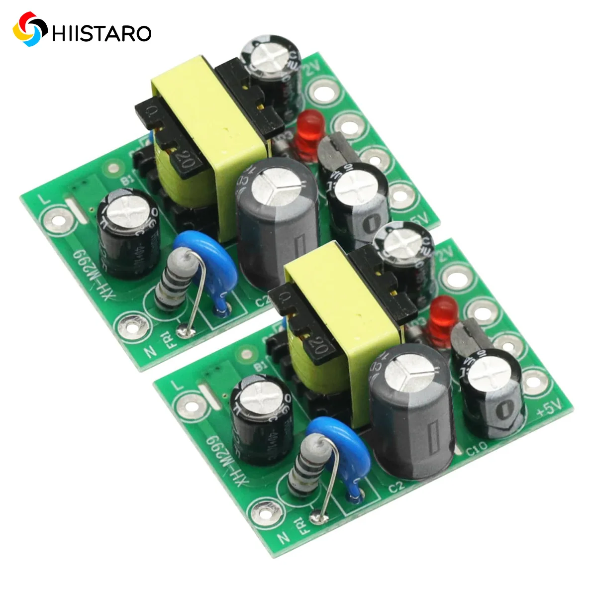 

2Pcs AC-DC Isolation Switch Power Module Board AC 110V-220V to DC 5V 12V, AC to DC Transformer Power Module