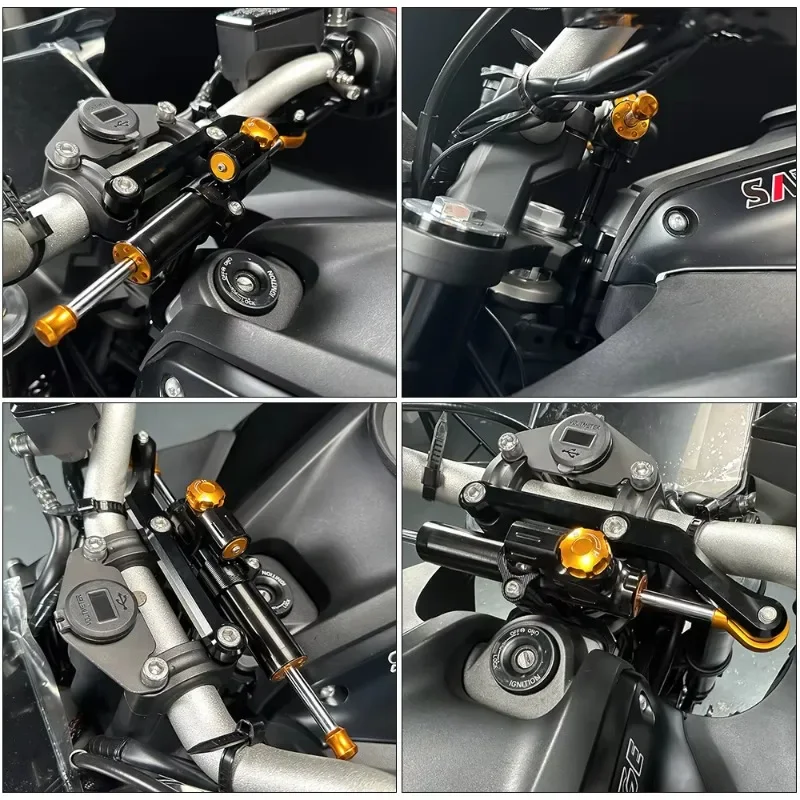 For YAMAHA MT-07 YAMT 2025 2026 Steering Damper Mount Bracket MT07/Y-AMT Motorcycle Linear Steering Stabilizer Adapter Support