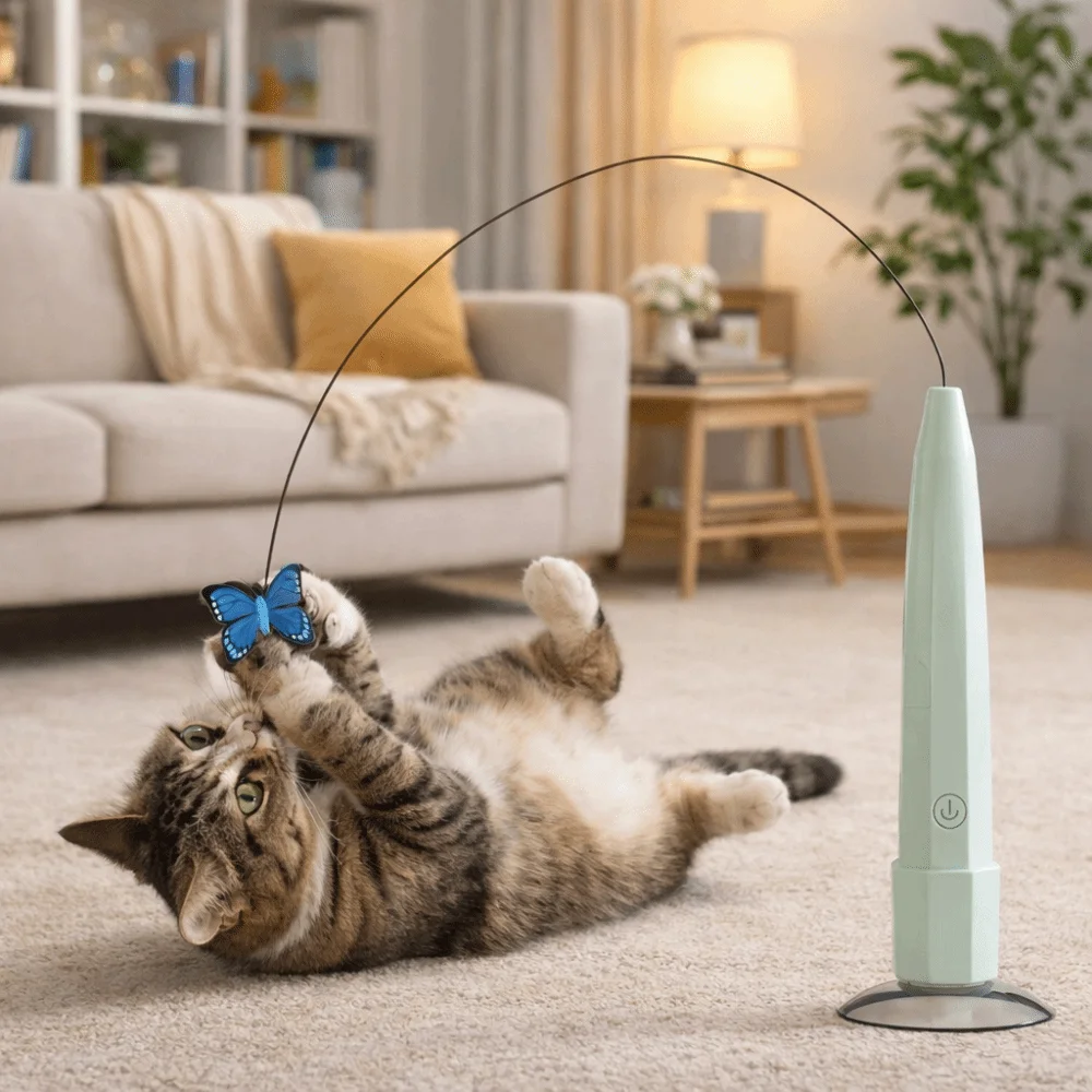 Flutter Bug Cat Toy - Cartoka