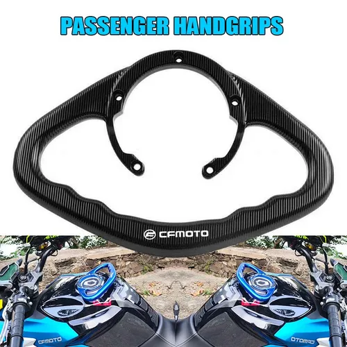Para CFMOTO 800MT 800NK 250SR 450SR 450NK 700CLX CLX700 250CLX empuñaduras de pasajero agarre de mano tanque barra de agarre manijas reposabrazos