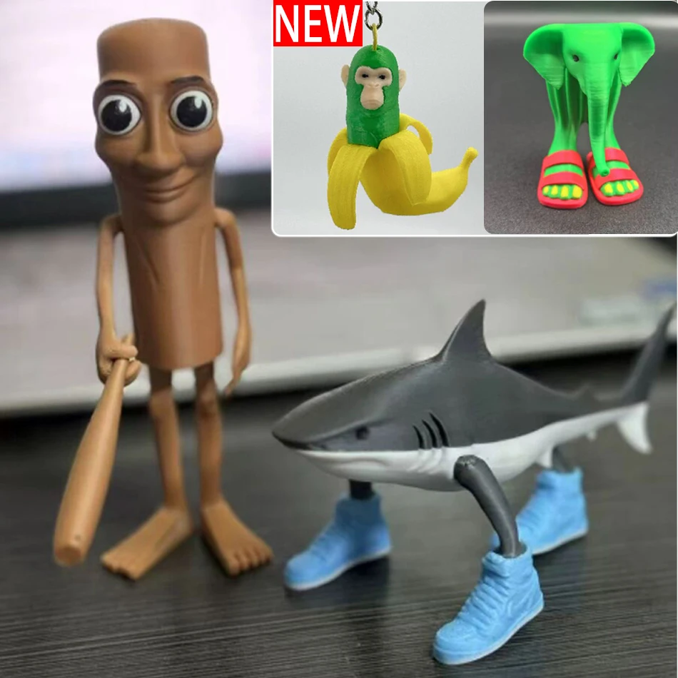 

3D Printing TungTungTung Sahur Tralalelo Tralala Statue Decoration Fidget Creative AI Toy Figure Ornament Crafts Collection