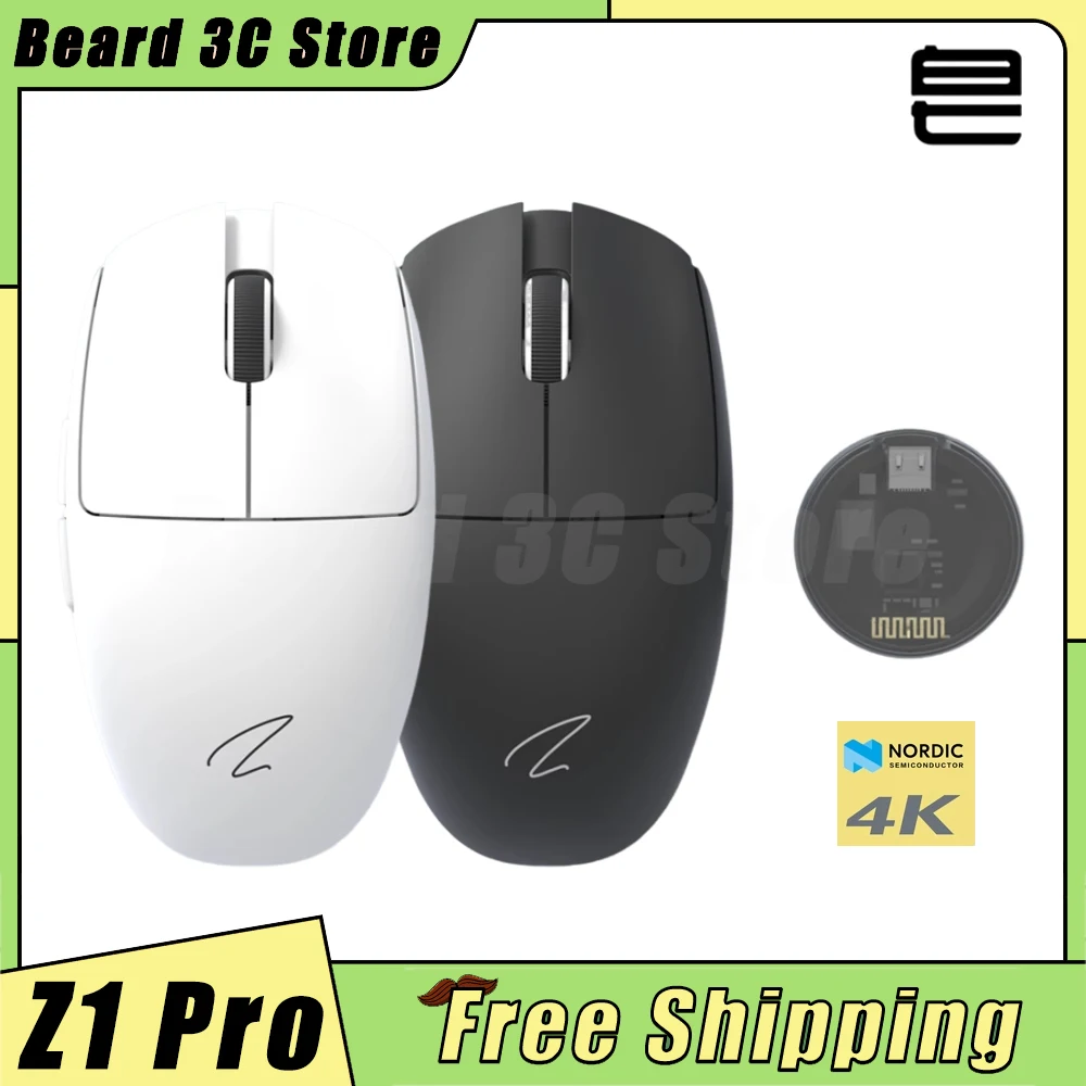 

New Zaopin Z1 Pro Mouse 4K Three Mode PAW3395 2.4G Bluetooth Wireless Gaming Mouse Lightweight Mice Custom PC Gamer Accessories