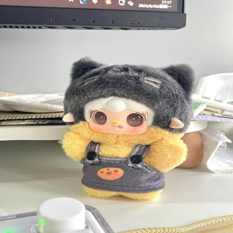 Yooki Oxygen Meow Cat Ear Plush Toy Blind Box Summer Party Keychain Pendant for Girls Trendy Surprise Gift view 2