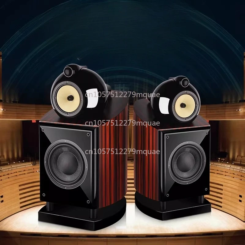 DM8 Passive Hifi Speaker, Audiophile Audio High Fidelity Three-way Frequency Bookshelf Box