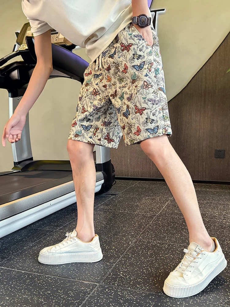 

Мужские повседневные спортивные шорты: легкие, дышащие, удобные, прямого кроя, для пляжа и лета, модные, брендовые, длиной до колена