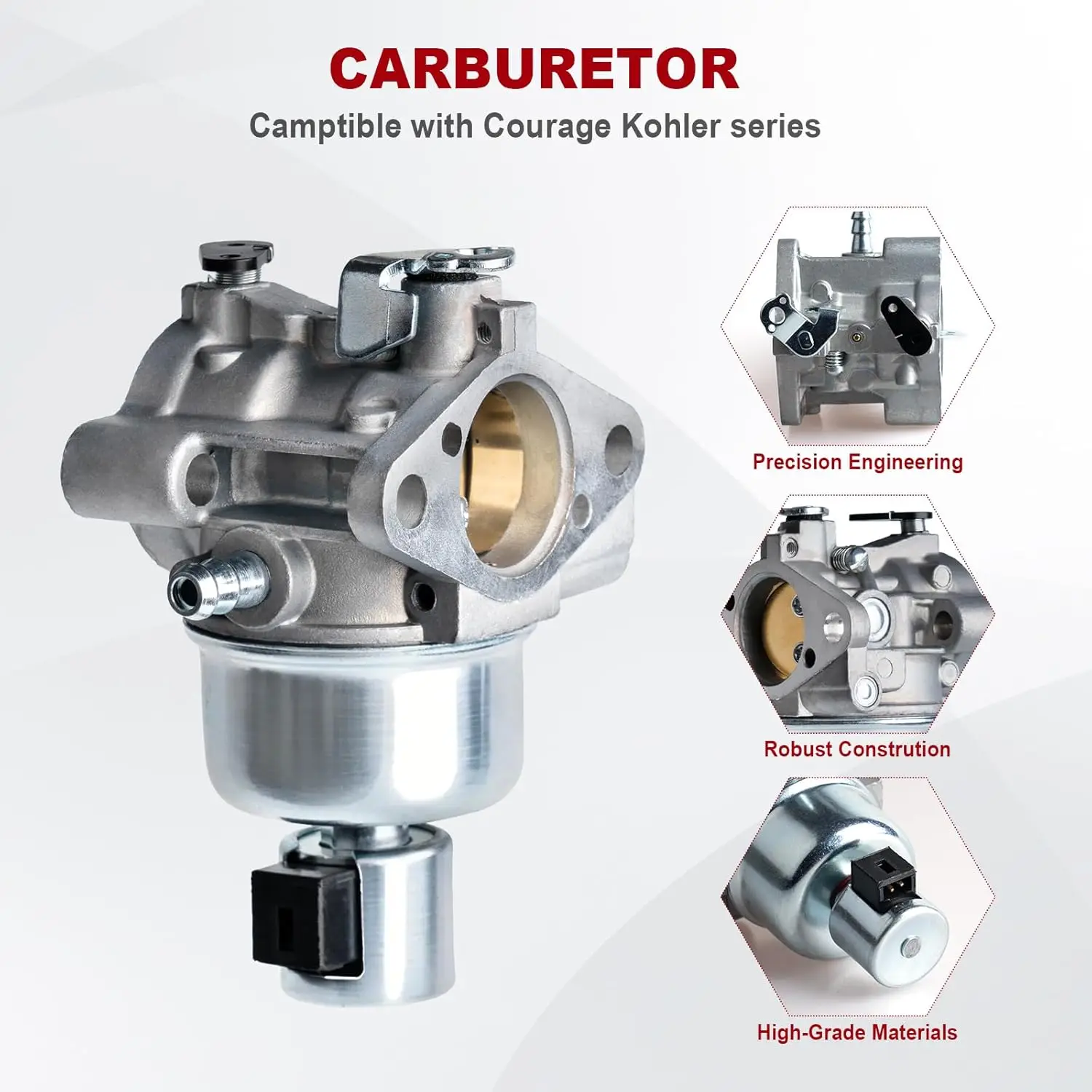 20 853 33-S SV600 Carburetor for Kohler Courage SV541 SV590 SV540S SV540 SV530 SV601 SV610 SV620 SV591 SV470 18HP 19HP 20 HP SV