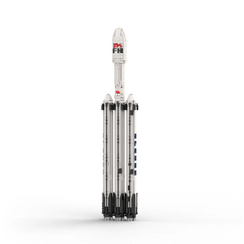 9-Type Super Heavy Launch Vehicle Model with Fairing 1797 Pieces MOC Build