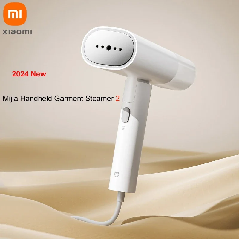 

2024 New Xiaomi Mijia Clothes Steamer 2 Portable Foldable Handheld Travel Garment Steam Iron Home Appliance Iron Steamer Gift