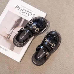 Children Leather Shoes Boys Girls Kids Loafers Slip-on Soft Shoes for Girls Princess Shoes Wedding Formal Occasions Party Shoes