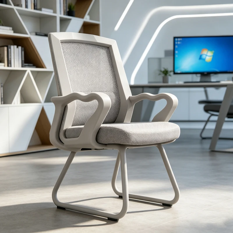 Cadeira de Escritório Ergonômica Moderna AOLIVIYA Confortável com Encosto para Computador Doméstico, Assento em Formato de Arco para Longas Horas de E