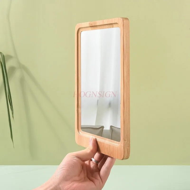 Mirror, makeup mirror, desktop, stand up, high-definition, handheld small vanity mirror, portable