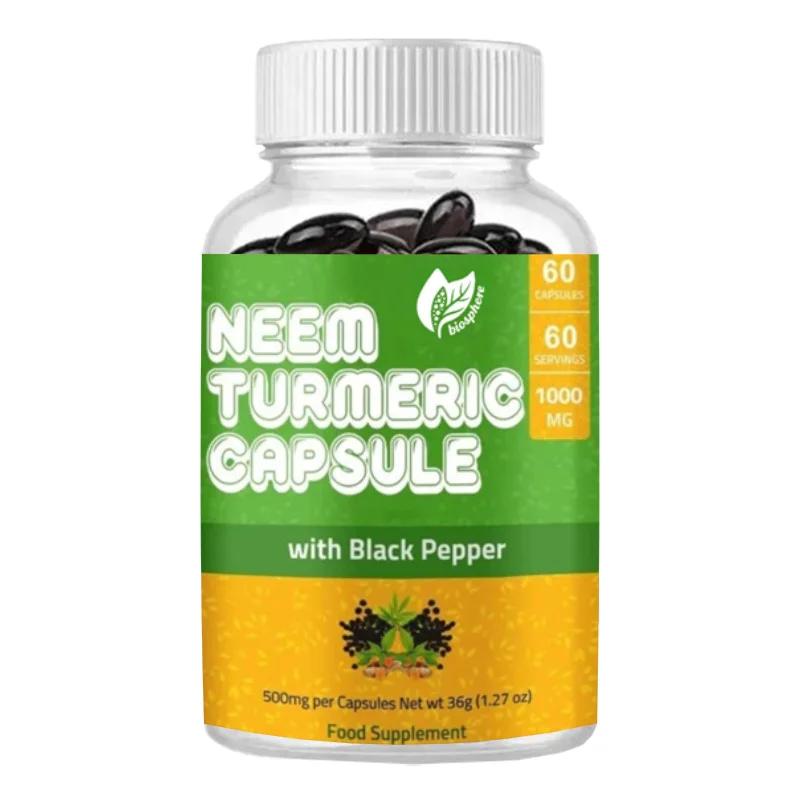 

Turmeric Capsules | Black Pepper, Azalea, Turmeric, Joint Health Support, 60 Capsules