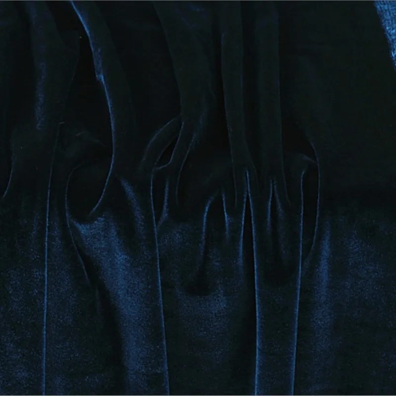 قماش الكناري المرن مع المخمل ، فستان غير الصوف