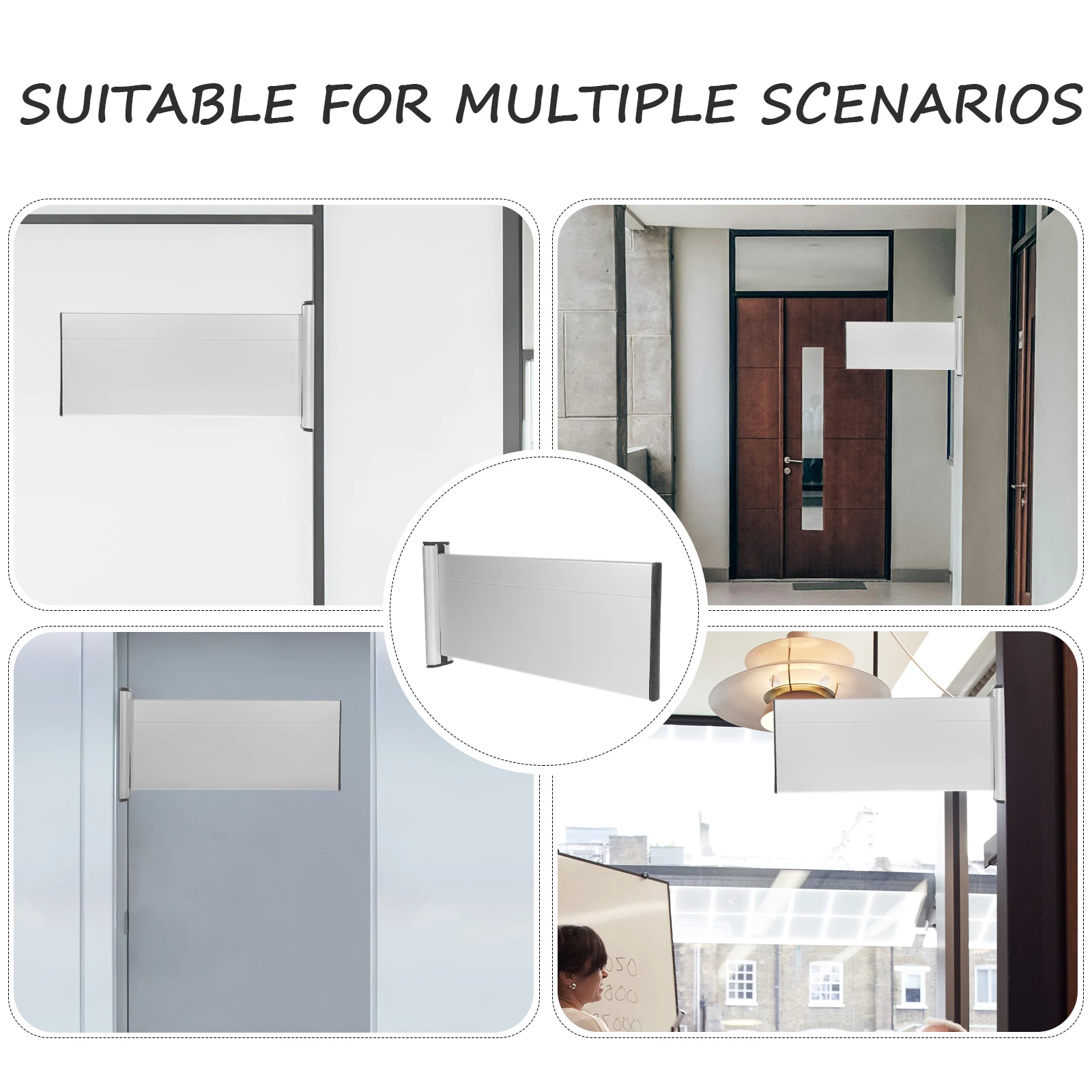 

Aluminum Alloy Department Sign Blank Name Plates for Office Door Wall Signage Customizable Decorative Sign Marker