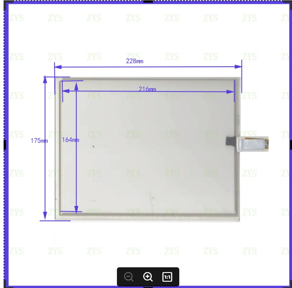 

ZhiYuSun XWT2373 10.4Inch 228*175mm 4Wire Resistive TouchScreen Panel Digitizer for GPS CAR this is compatible 228*175
