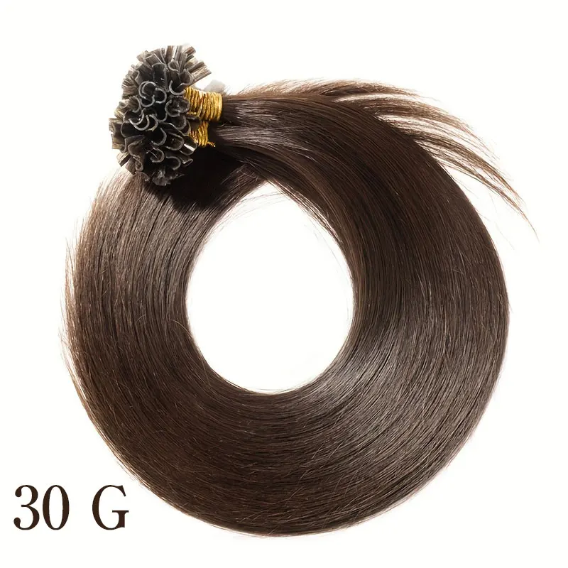 30G U تلميح وصلات شعر الكيراتين، 12 ''-20'' 30 جرام/50 ثانية، وصلات شعر ريمي سوداء، وصلات شعر للنساء #3