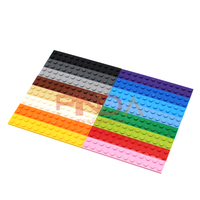 10 pcs MOC 2445 2x12 Kit de bloques de construcción de placa tablero de alta tecnología Panel de luz ladrillos rompecabezas de p