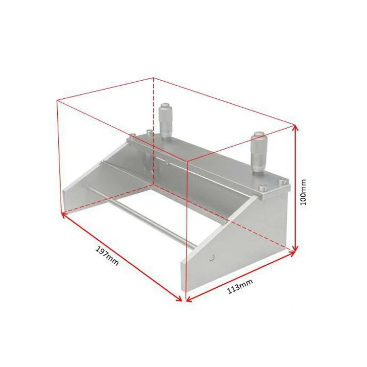 180 mm wide wet film applicator with slurry plate for battery electrode coating