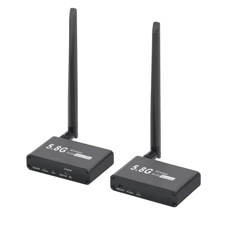 

Digital Wireless Audio Transmitter And Receiver 5.8G Wireless Audio Adapter For TV Box DVD PC