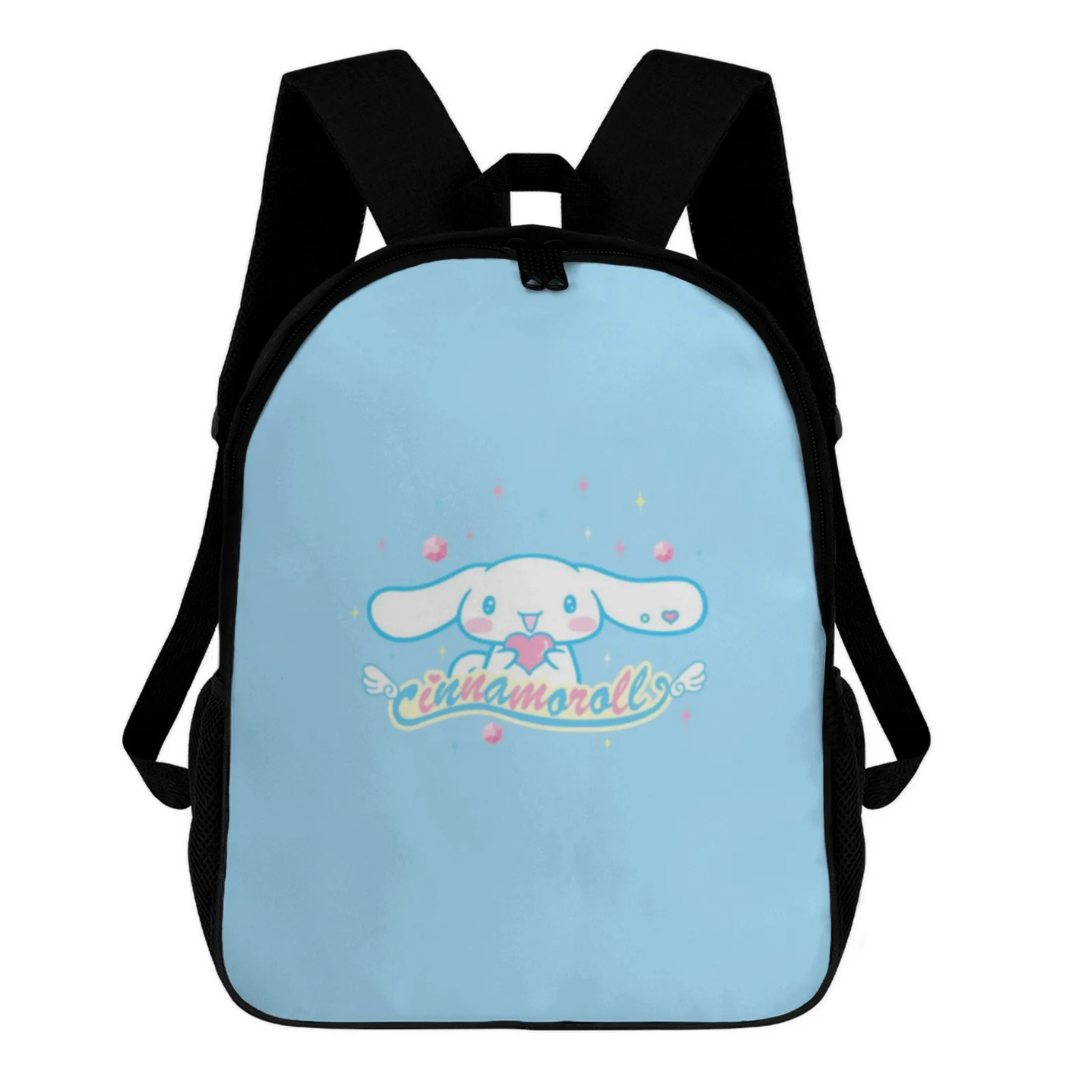 

Синий логотип Cinnamoroll Mochilas De Hombre с принтом для школы, сумка высокого качества, 12-дюймовый школьный рюкзак, сумка
