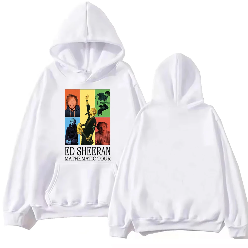 Ed Sheeran matheatmatic Tour felpa con cappuccio Harajuku Pullover top felpa fan regalo