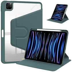 360° Rotation Case for iPad Air 11 inch M3 M2 2025 2024 iPad A16 iPad Air 5th/4th Gen iPad10 Pro11 M4 Pro13 Air13 12.9 10.5 10.2