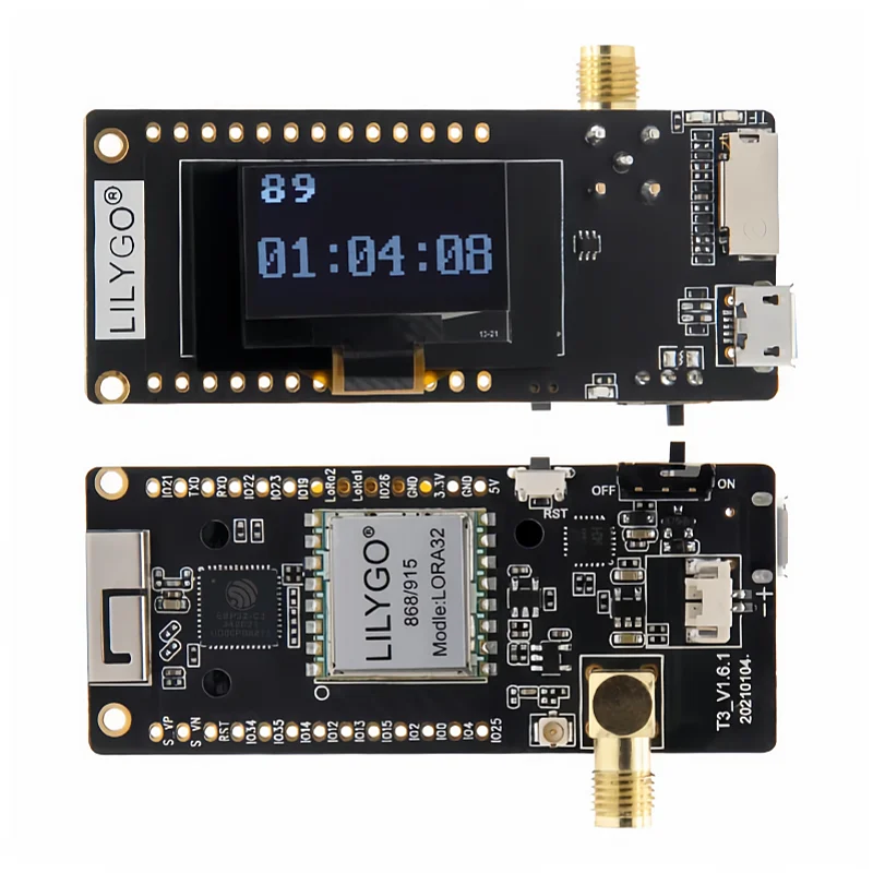 LILYGO® TTGO LoRa32 V2.1_1.6 Version 433/868/915Mhz ESP32 LoRa OLED 0.96 Inch SD Card Bluetooth WIFI Wireless Module ESP-32 SMA