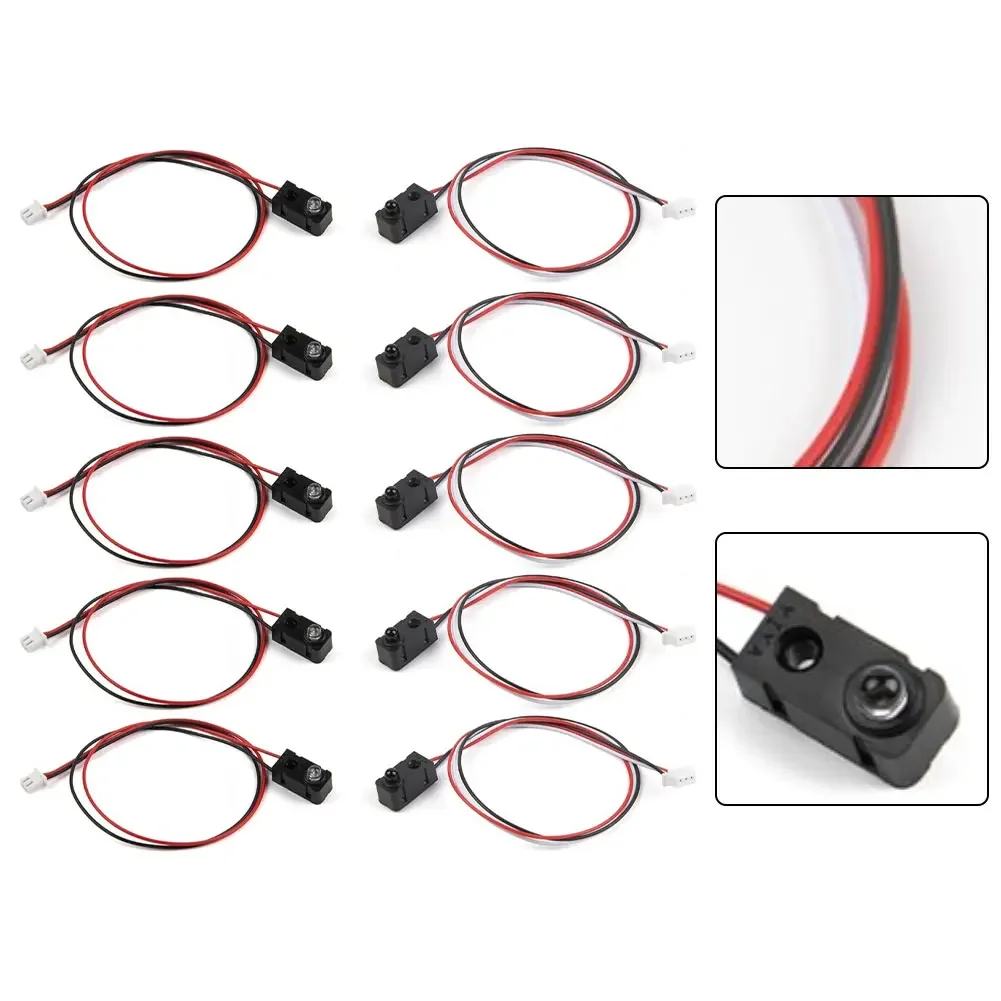 5PC FOR IR Break Beam Sensor LEDs Counting Module Split 3MM Photoelectric Switch For Motion Detection Speed Measurement