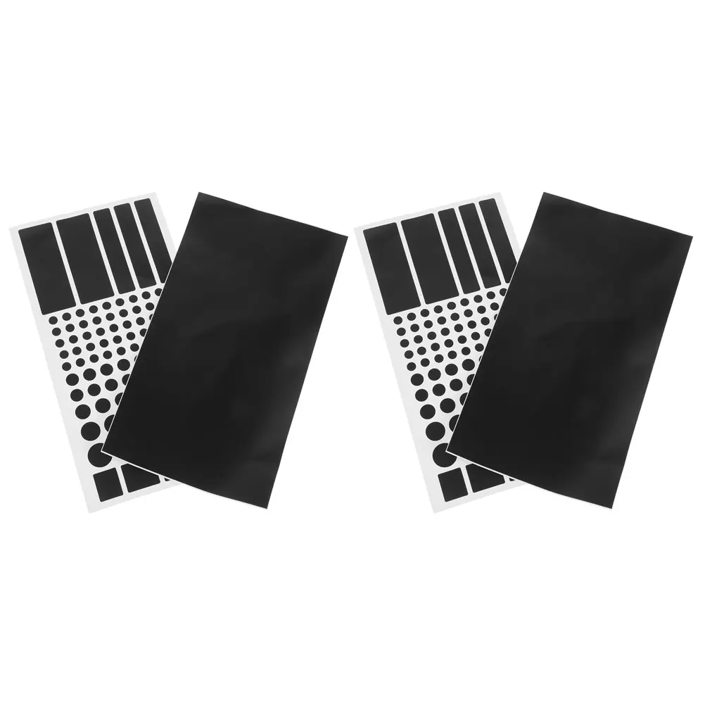 

4 Sheets LED Light Shielding Stickers Self Adhesive Shading Films PVC Routers Blackout Dimming Devices Electronics