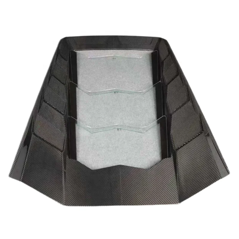 

Transparent M Style Dry Carbon Fiber Engine hood bonnet For Lamborghini Huracan LP610 Body Kit