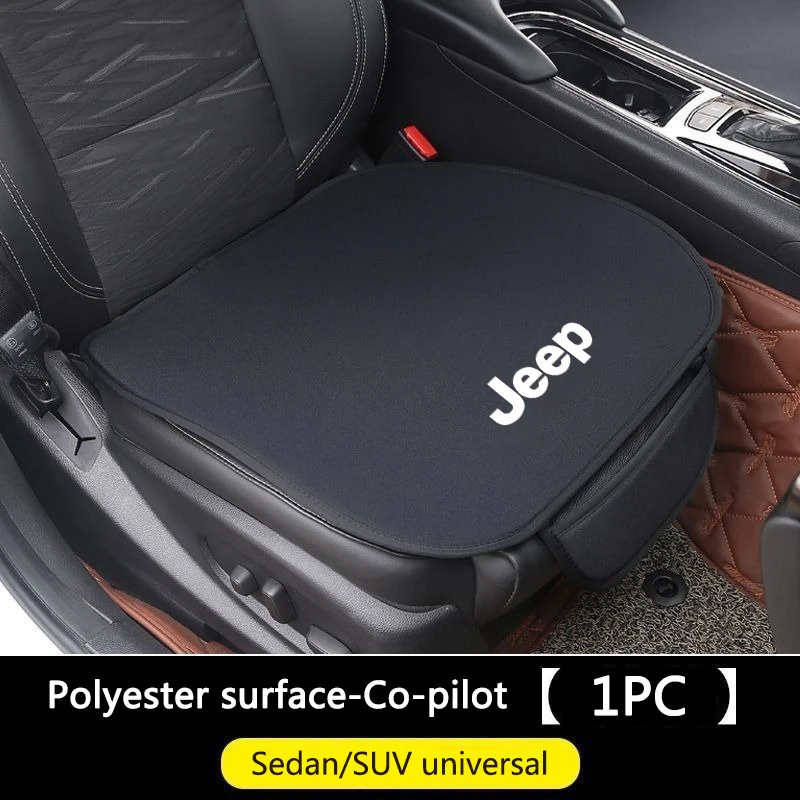 Universal Car Seat Cushion Non-Slip Cover Velvet Plush Protector Pad For Jeep Renegade Wrangler JL JK Gladiator Cherokee Compass