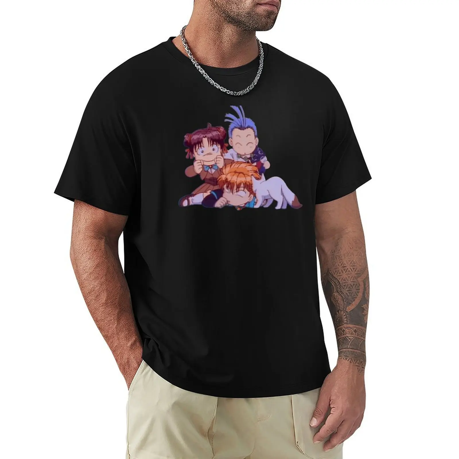 Fushigi Yuugi es divertido. Camiseta Miaka, Tasuki, Chichiri de manga corta para correr, de secado rápido