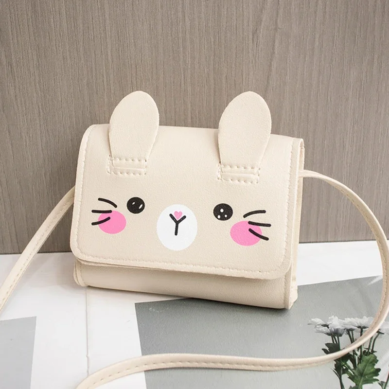 

Children's Accessories Small Shoulder Bag Cute Rabbit BabyGirls Small Crossbody Bags Cartoon Kids Boys Mini Coin Purse Handbags