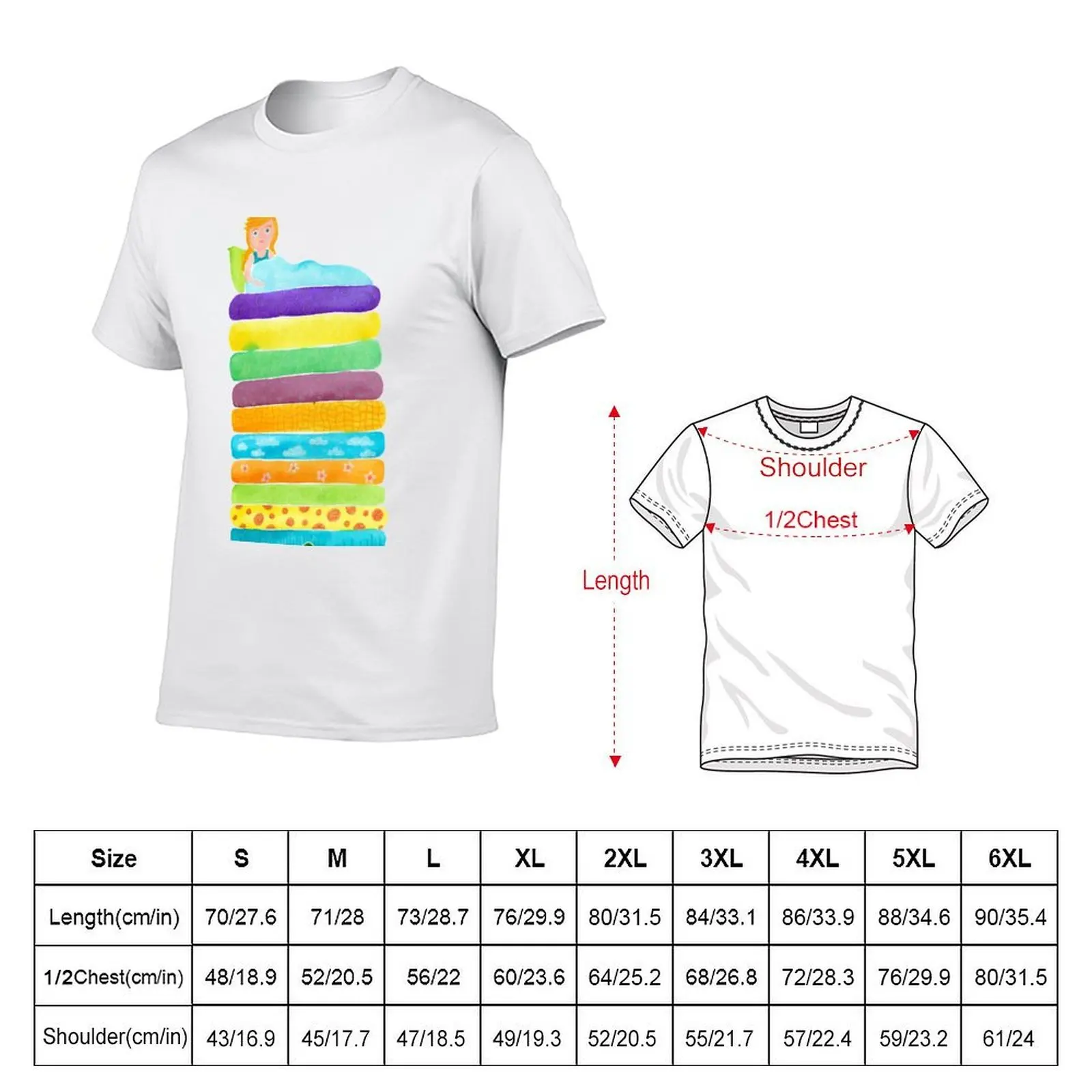 The Princess and the Pea T-Shirt vintage graphic tee new gifts and t-shirts oversized t shirts for men