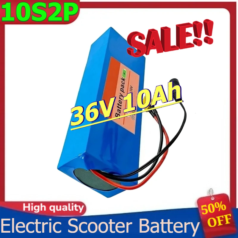 

10S2P XT60+DC Plug T+DC Plug Rechargeable Lithium Battery Pack for Electric Scooter Battery 36V 10Ah