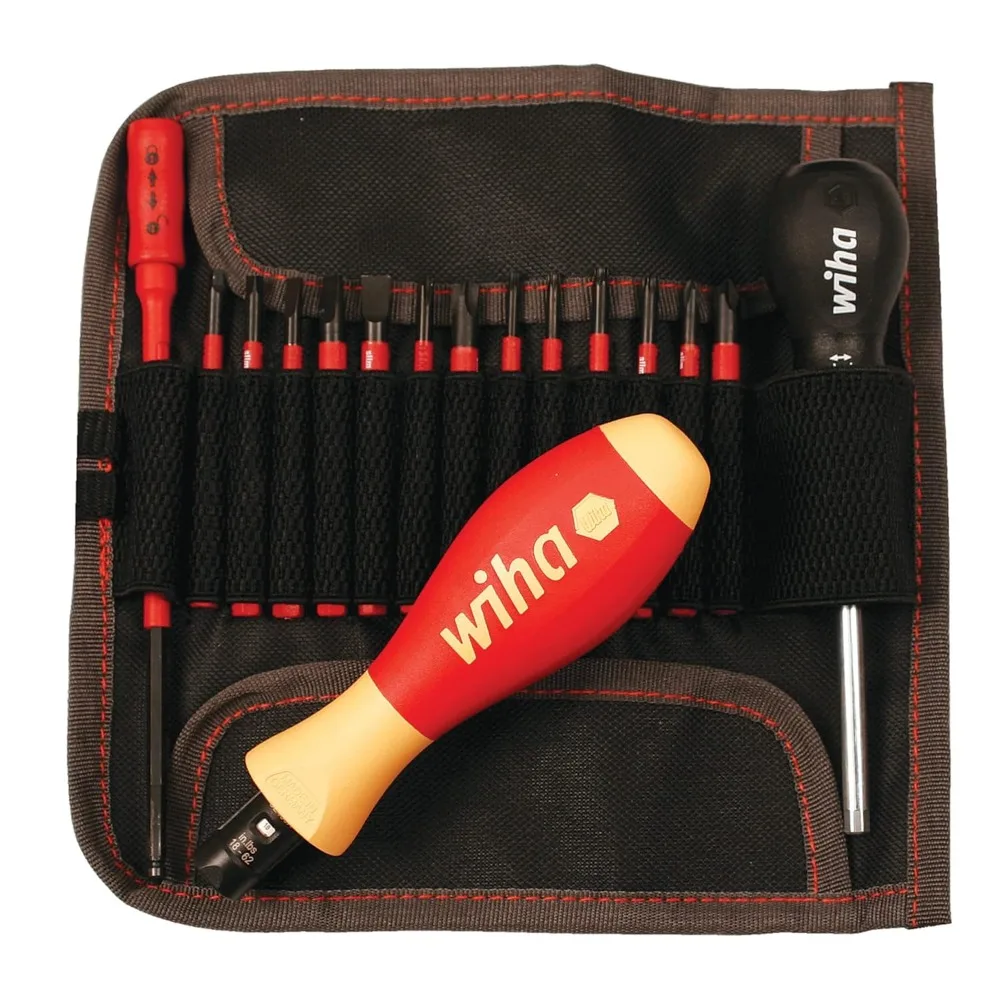 16 Piece Insulated Torque Control Driver and Slimline Blade Set