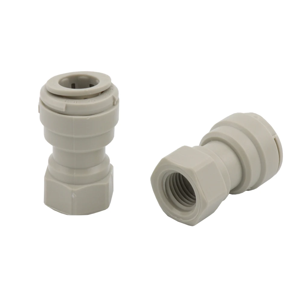 Plastic Push In Speedfit 3/8 5/16 X 1/4 FFL (7/16 – 20UNF) Push-Fit Connect for Homebrew Corny Keg Ball Lock Connector