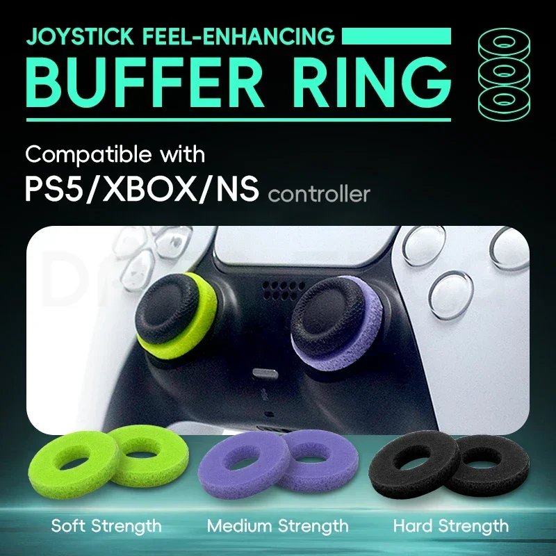 DATA FROG Thumbstick Precision Resistance Rings Aim Assist Buffer Rings 6/8PCS view 2