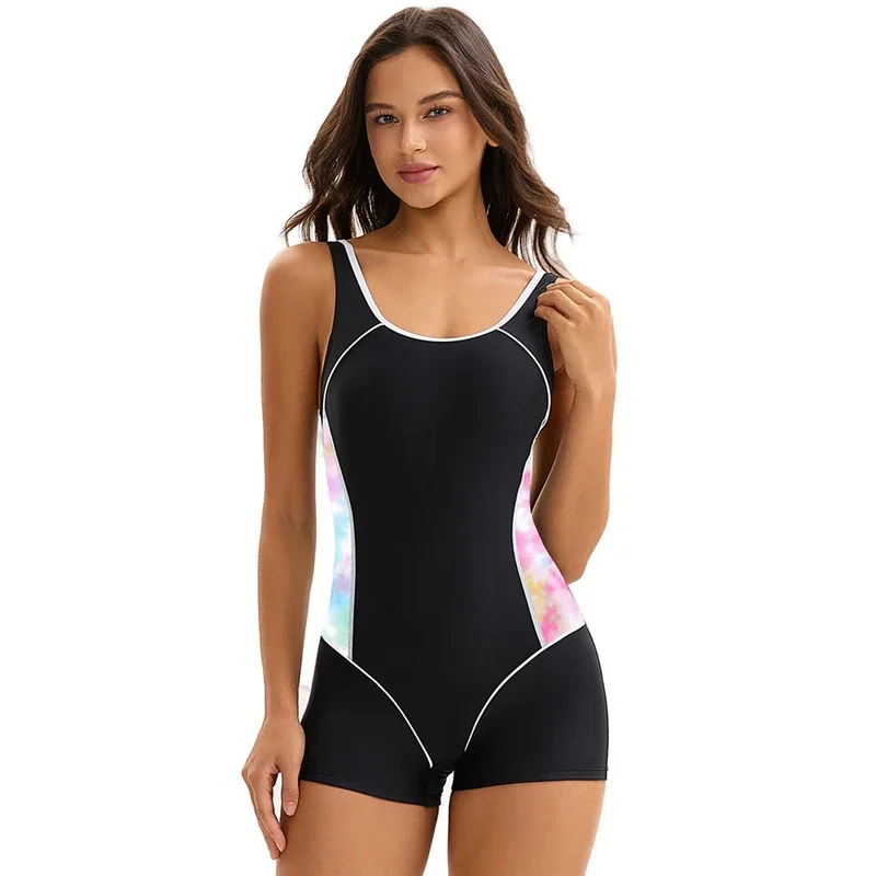 

2026 New Plus Size Sports Swimwear Women One Piece Swimsuit Female Professional Swimming Suit For Women Bathing Suit Beachwear