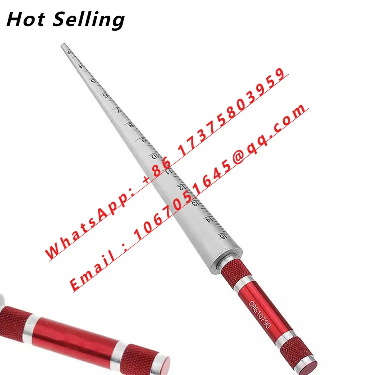 1-6.5mm 3-15mm 15-30mm 30-45mm Conical Feeler Gauge Taper Cone Cylinder Gauge for Diameter Feeler Gage