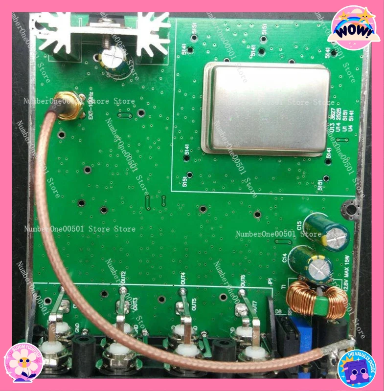 10MHz 8 Channel Clock Distribution Amplifier Frequency Allocator for Timing Synchronization