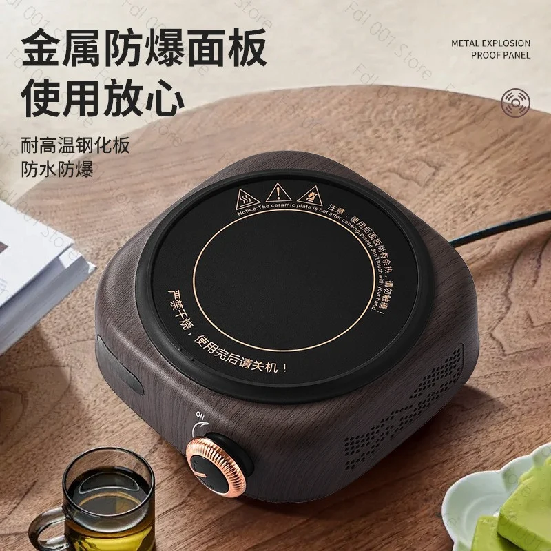 Electric ceramic stove right-side knob indoor tea brewer, household tea stove small kettle silent tea boiler stove